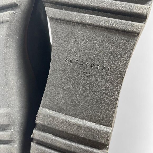 SANCTUARY Effect Tall Black Suede Shaft Boots, NWOB. Size 10 - Picture 8 of 9